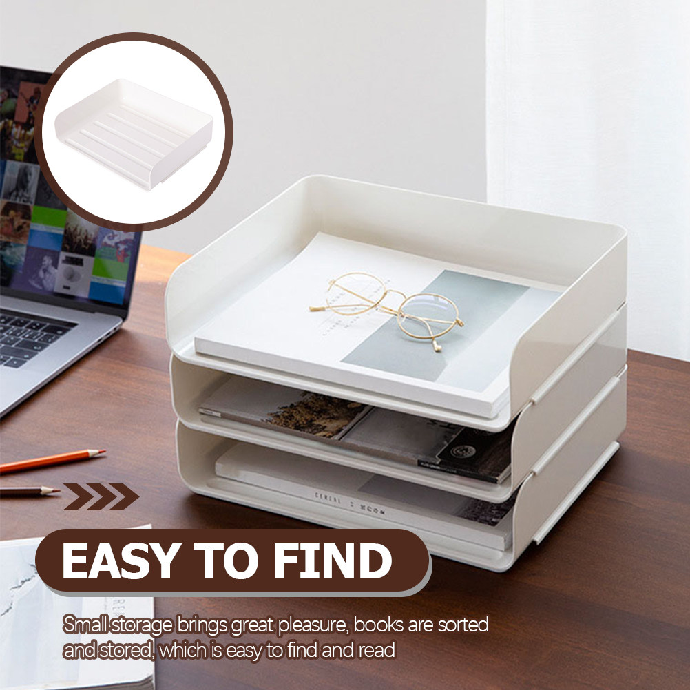 Desktop Filing Tray - Прочный, выдерживающий большую нагрузку, складной пластиковый