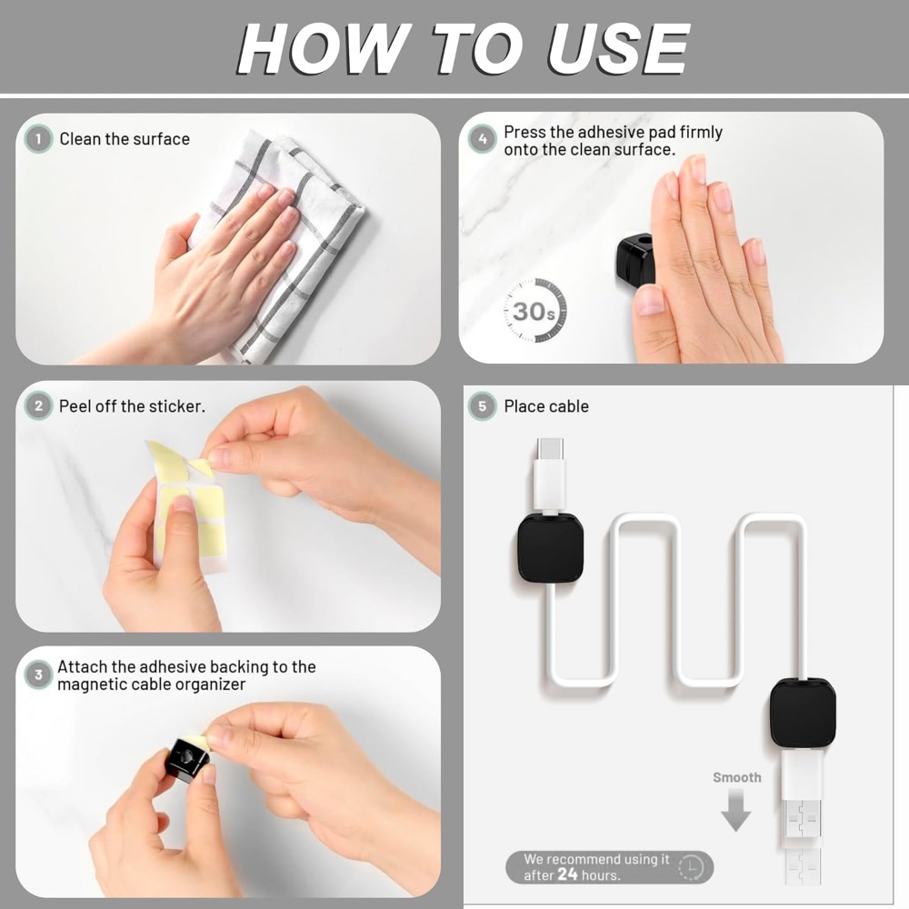 Магнитные зажимы для кабелей:  – обзор и цена Pegboard Office Organizer