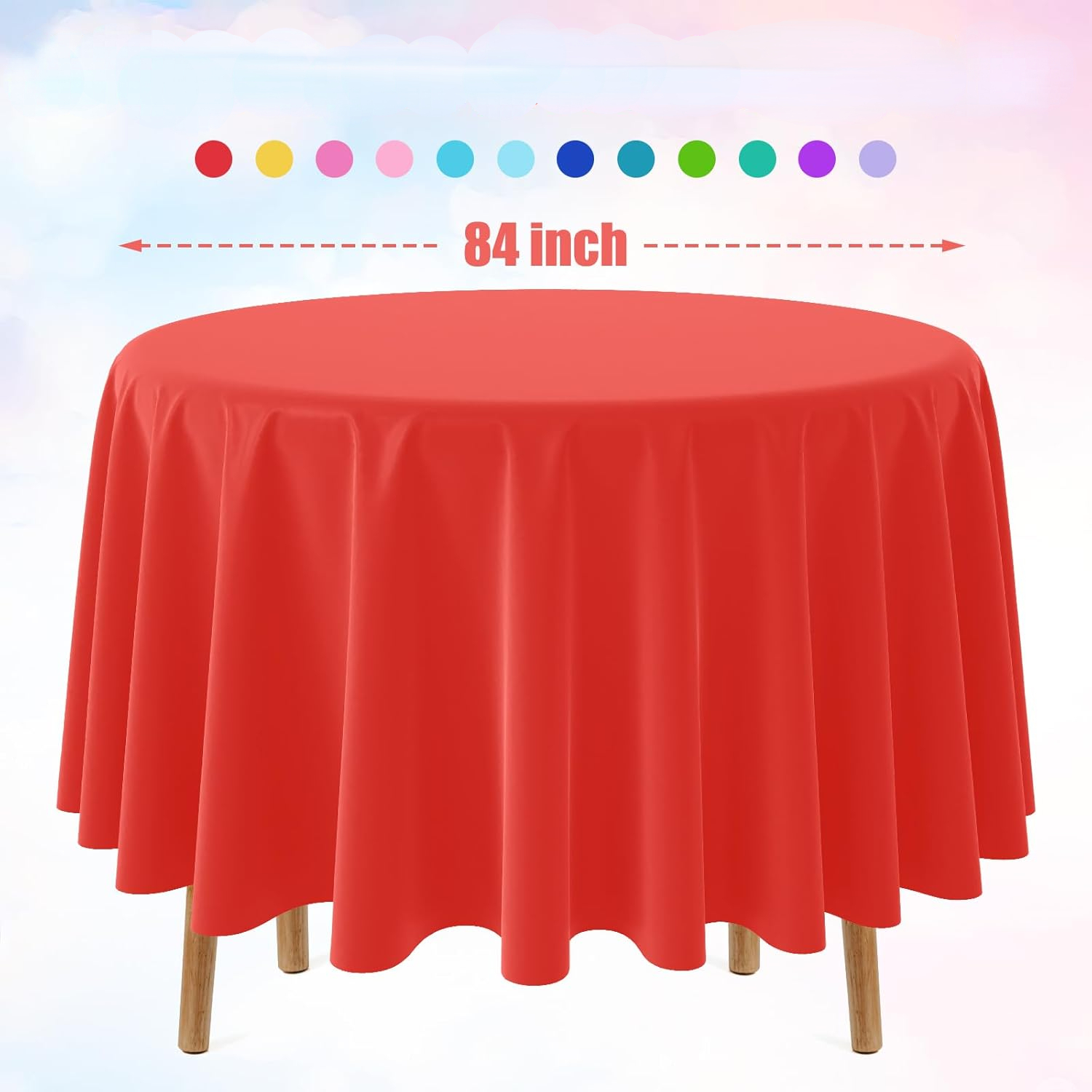 Одноразовая круглая однотонная – обзор и цена Conference Table Round