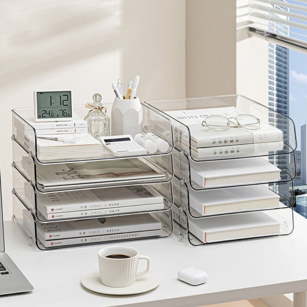 Прозрачный Настольный лоток дл – обзор и цена Desktop Filing Tray